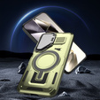 Tok Samsung Galaxy S24 FE, Military MagSafe with camera protection, zöld