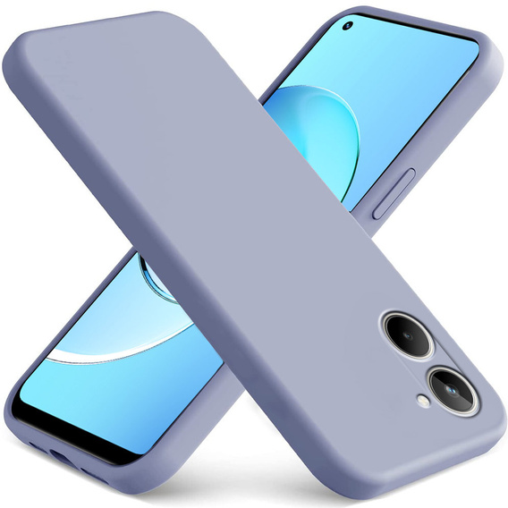 Telefontok a Realme 10 4G, Silicone Lite, lila