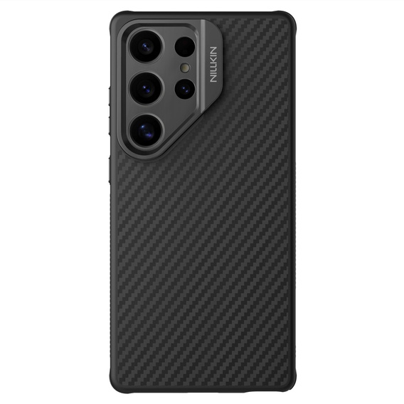 Tok Samsung Galaxy S25 Ultra, páncélozott Nillkin, Carboprof Case, Magsafe, fekete