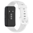 Silikonowy Gumowy Pasek do Huawei Band 8, biały