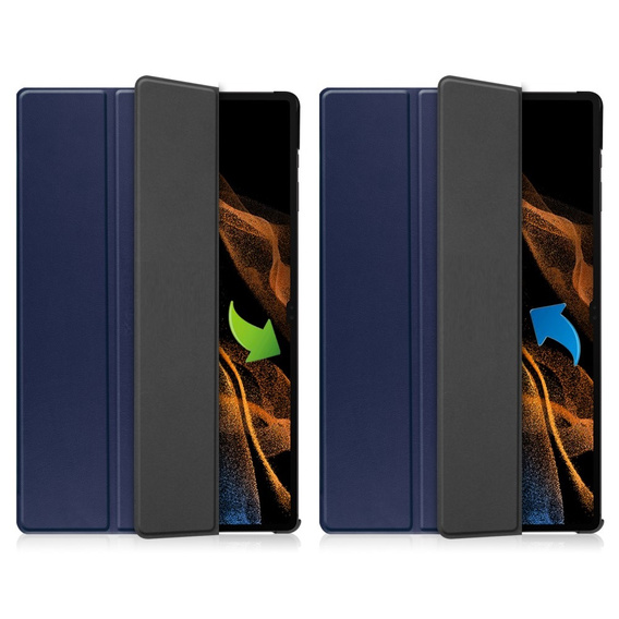 Tok Samsung Galaxy Tab S9 Ultra, Smartcase, kék