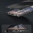 Tojás Samsung Galaxy S25 Ultra, Privacy Dual Glass, fekete