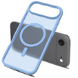 Matt tok iPhone Air készülékhez, MagSafe-hoz, áttetsző kék
