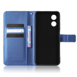 Pattintható tok a Oppo A17, Smart Magnet, kék