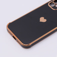 Telefontok a Apple iPhone 11, Electro heart, fekete