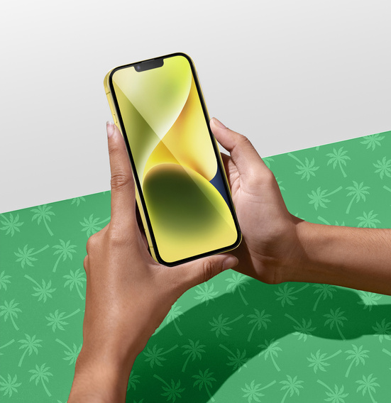 5D teljes ragasztós intelligens tenyér edzett üveg iPhone 14 Pro készülékhez