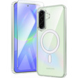 Tok Samsung Galaxy A36, Dropproof MagSafe, átlátszó + 9H edzett üveg