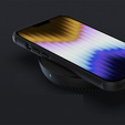 NILLKIN tok iPhone15 Plus, Frosted Shield, MagSafe, fekete