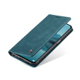 CASEME tok Xiaomi Redmi Note 10 Pro, Leather Wallet Case, kék