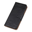 Pattintható tok a OnePlus Nord 2 5G, Split Leather Wallet, fekete