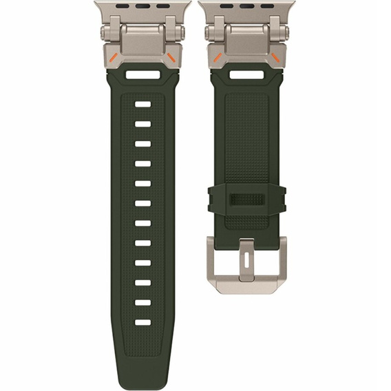 ERBORD ProTech szíj Apple Watch 1/2/3/4/4/5/6/7/8/9/SE/Ultra/Ultra 2 42/44/45/49MM, zöld