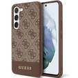 GUESS Telefontok a Samsung Galaxy S24+ Plus, 4G Bottom Stripe, barna