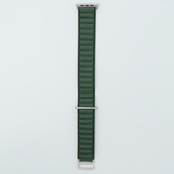 Nylon szíj Apple Watch 1/2/3/4/4/5/6/7/8/SE/ULTRA 42/44/45/45/49mm, zöld