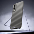 A Spigen tok Samsung Galaxy S25, Liquid Air, fekete + 9H edzett üveghez
