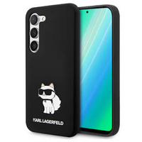 Karl Lagerfeld Telefontok a Samsung Galaxy S23+ Plus, Silicone Choupette, fekete