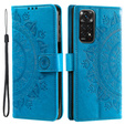 Pattintható tok a Xiaomi Redmi Note 11/11S, Mandala, kék