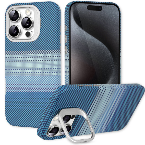 Tok iPhone 15 Pro Max készülékhez, Frame Kickstand, MagSafe, Moon Blue