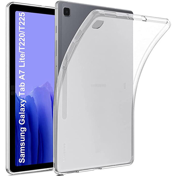 Tok Samsung Galaxy Tab A7 Lite 8.7 T220 / T225 készülékhez, szilikon, átlátszó
