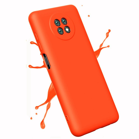 Telefontok a Xiaomi Redmi Note 9T 5G, Silicone Lite, piros