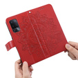 Pattintható tok a Oppo Reno5 Z / A94 / A95 5G, Mandala, piros