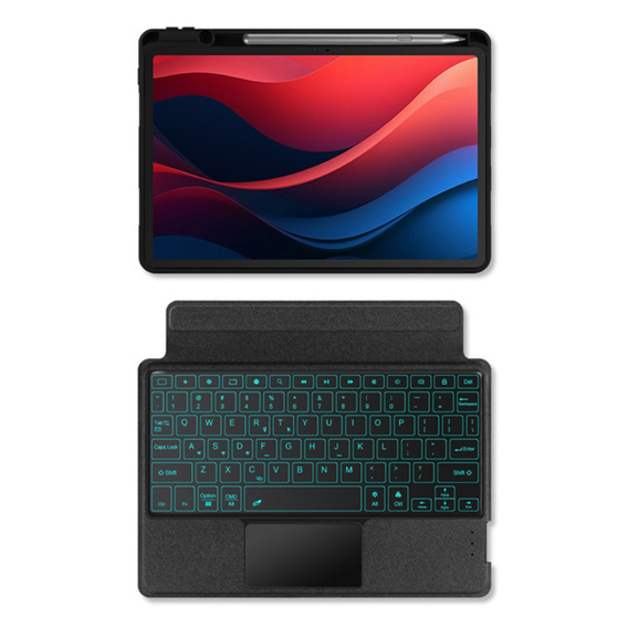 Tok + billentyűzet Lenovo Tab M11, fekete
