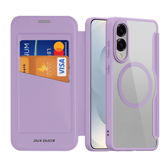 Dux Ducis Telefontok a Samsung Galaxy S25 Edge, Skin X Pro, MagSafe, lila