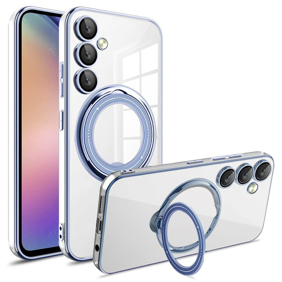Mágneses tok Samsung Galaxy A36 5G készülékhez, MagSafe, kék