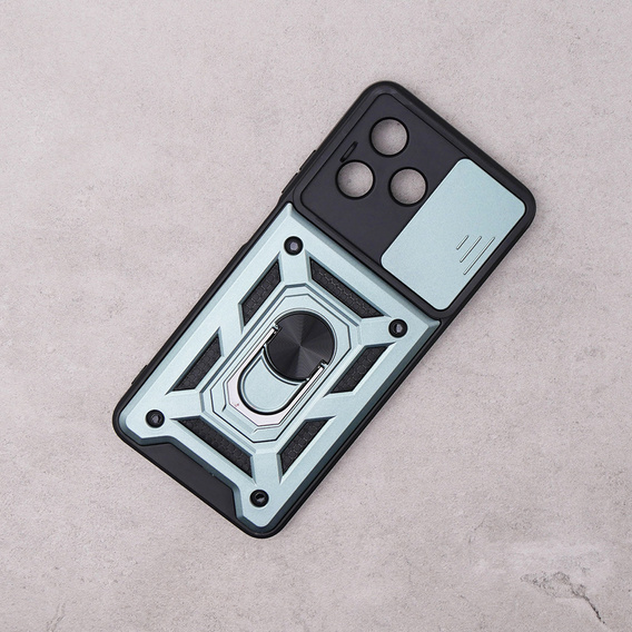 Telefontok a Realme C51, CamShield Slide, zöld