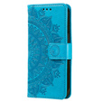 Pattintható tok a Xiaomi Redmi Note 12 4G, Mandala, kék