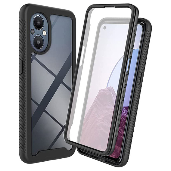 Tok Oppo Reno7 Lite készülékhez, Shockproof, fóliával, kék