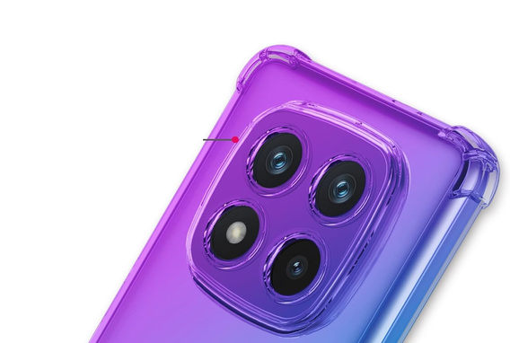 Tok Xiaomi Redmi Note 14 Pro+, Gradient Dropproof, Lila / kék