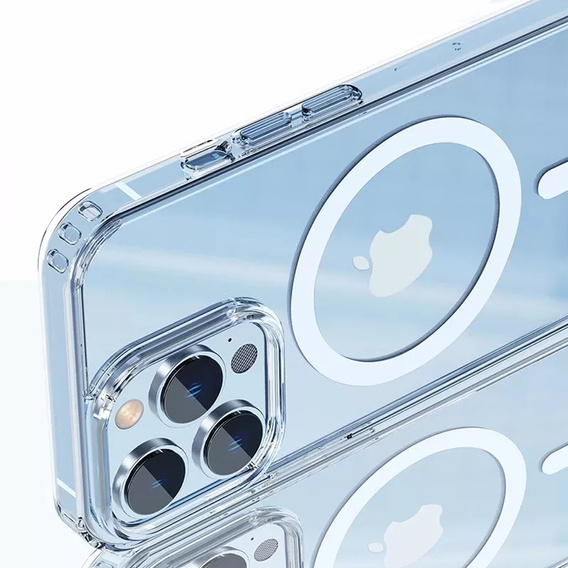 Telefontok a iPhone 14 Pro Max, Dropproof MagSafe, átlátszó
