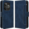 Pattintható tok a Realme GT 6 / 6T, Card Slot, sötétkék