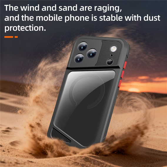 SHELLBOX GTM IP68 vízálló tok MagSafe-vel iPhone 17 Pro Max készülékekhez