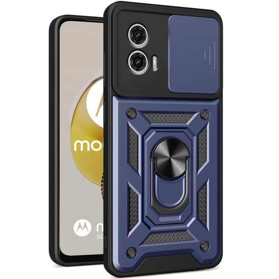 Telefontok a Motorola Moto G73 5G, CamShield Slide, kék