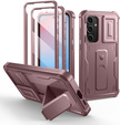 Páncélozott tok a Samsung Galaxy S24 FE, Dexnor Full Body (Two Frames), rózsaszín rose gold