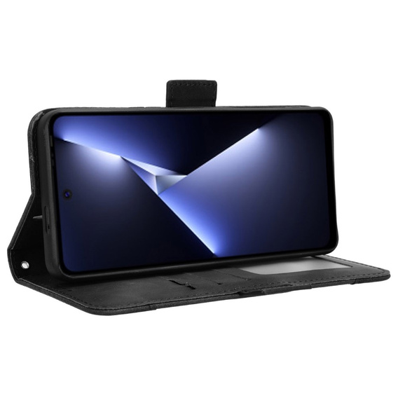 Pattintható tok a Tecno Pova 5 Pro 4G, Card Slot, fekete