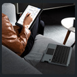 Tok + billentyűzet Galaxy Tab S9, NILLKIN Bumper Pen Slot, fekete
