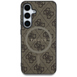 GUESS Telefontok a Samsung Galaxy S25, 4G Ring Classic Logo, barna