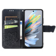 Pattintható tok a Motorola Moto G15 / Motorola Moto G15 Power, Butterfly, fekete