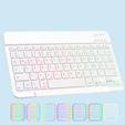 Kivilágított bluetooth billentyűzettel ellátott tok iPad 10.9 2022 (10 gen.), kék
