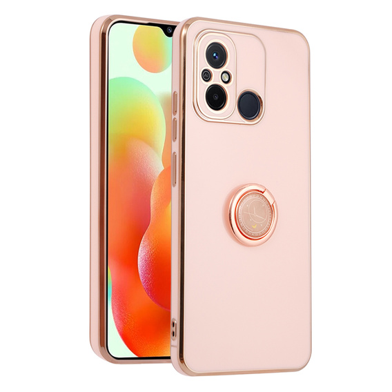 Telefontok a Xiaomi Redmi 12C, Electro Ring, rózsaszín rose gold