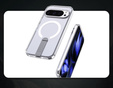 Fusion hibrid tok Google Pixel 10 Pro XL készülékhez, MagSafe, állvánnyal, átlátszó