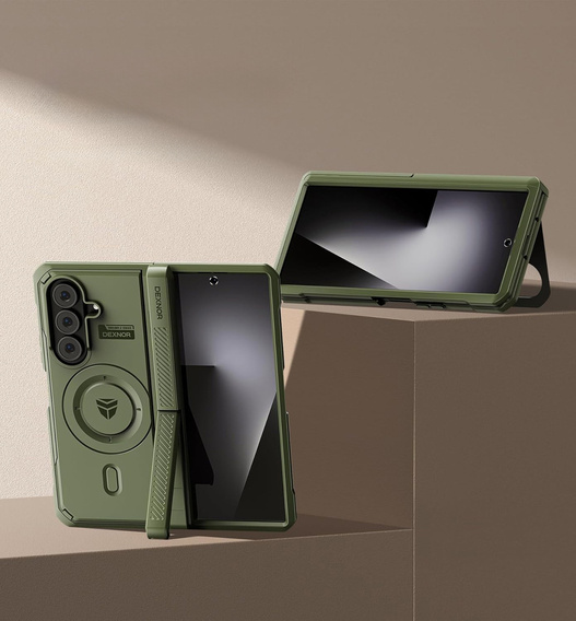 Dexnor Mágneses páncélozott tok kettős alappal Samsung Galaxy Z Fold7-hez