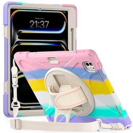 Páncélozott tok Apple iPad Pro 13" 7 gen. 2024 (A2925 iPad Pro 12.9 1, védő 360, hely a tollnak, többszínű