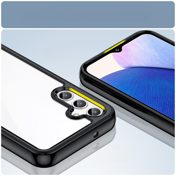 Telefontok a Samsung Galaxy A14 4G/5G, Fusion Hybrid, átlátszó / fekete
