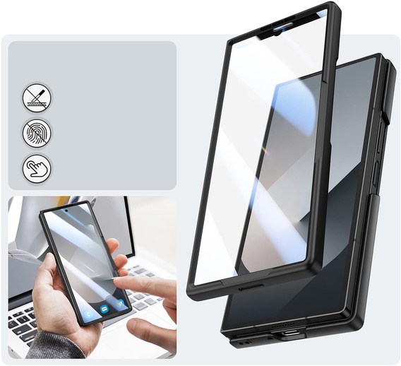 Üveg tok teljes 360°-os védelemmel a Samsung Galaxy Z Fold7 5G számára