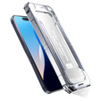 2x edzett üveg iPhone 16 Pro, ERBORD Easy App Full Screen Protector