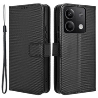 Pattintható tok a Xiaomi Redmi Note 13 5G, Wallet Smart Magnet, fekete