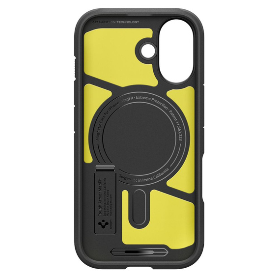 Spigen tok iPhone 17 készülékhez, Tough Armor T MagSafe, fekete